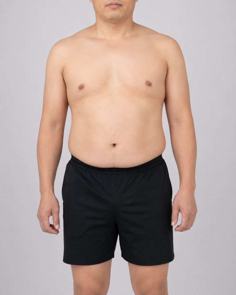 40代男性・3ヶ月でお腹周り−8cm｜無理なく続けて体型改善に成功 Before